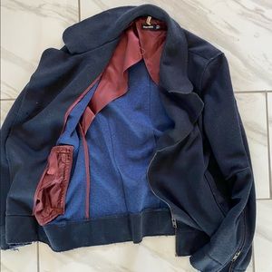 Antony Morato medium zip up cardigan with zippered cuff